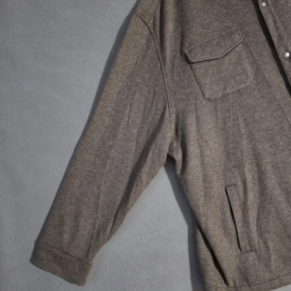 NWOT Peter Millar Mens Wool Crown Flex Fleece Shirt Jacket MF24Z21BT Size 2XT